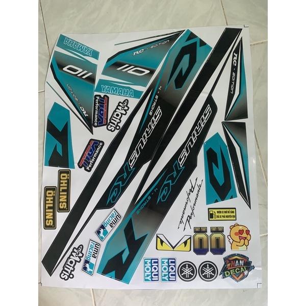 Tem sirius 110 RC xanh ngọc 2019