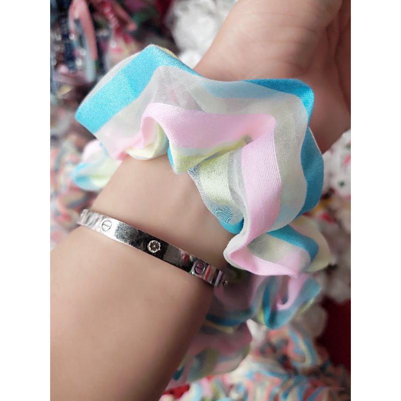 Sỉ 10 scrunchies voan soc