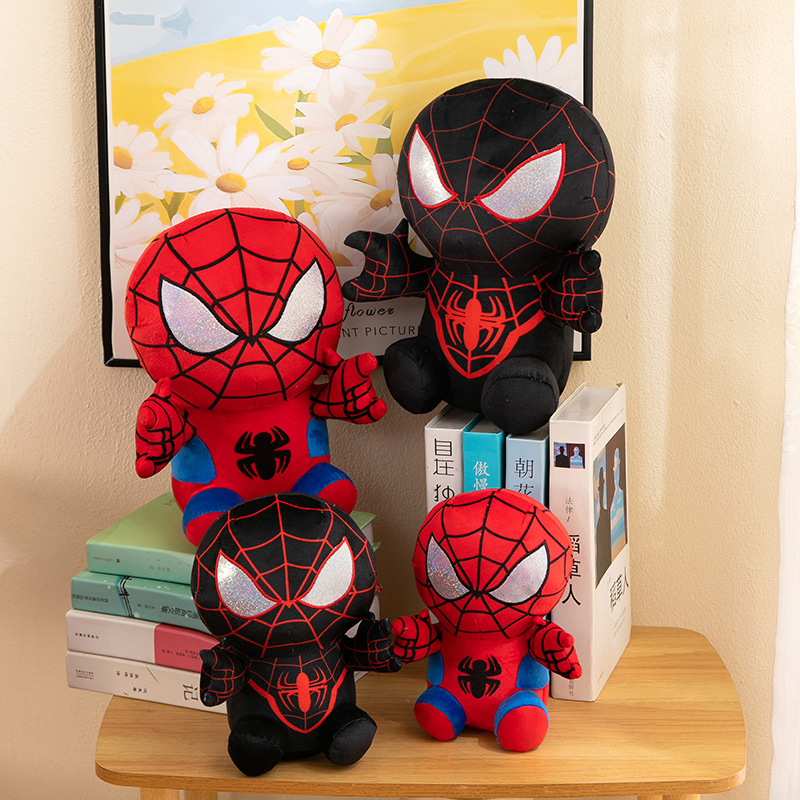 Gấu bông siêu anh hùng người nhện (Spiderman) 25cm--&gt;50cm mẫu mới 2 màu đỏ đen siêu hot siêu cute cho bé, hàng xịn cao cấp loại 1 an toàn cho trẻ nhỏ