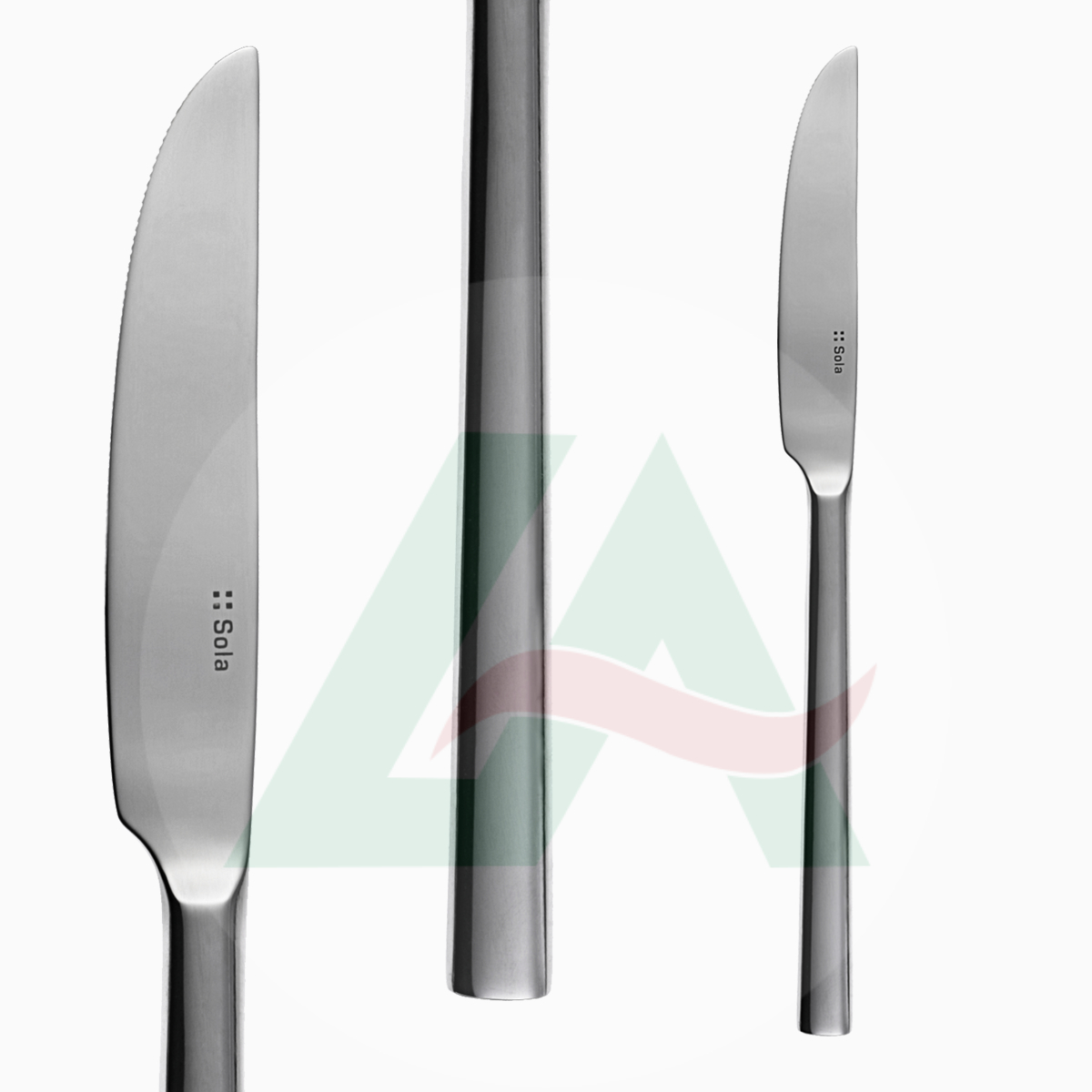 Bộ 6c Dao ăn 107002 - Inox 304 Stainless Steel 18/10 Đồ dùng bàn tiệc nhà hàng khách sạn cao cấp (Set of 6pcs Table knife SS18/10)