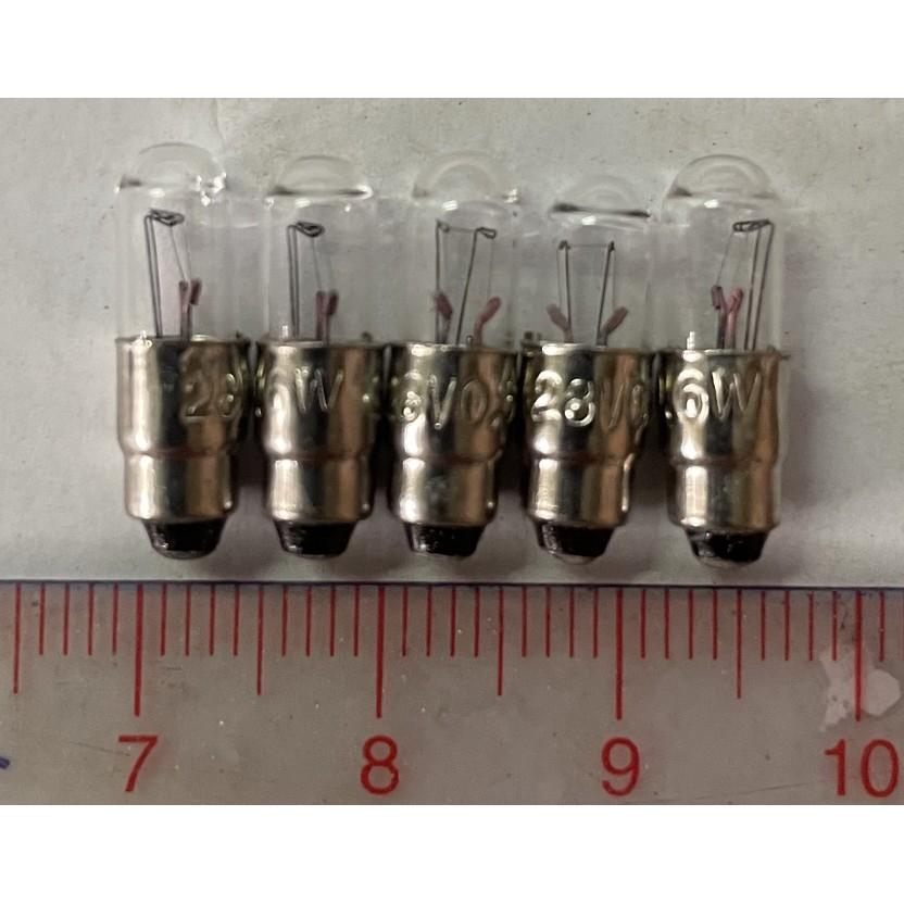 Combo 5 bóng đèn tín hiệu S5.5-K 28V 60mA IMPA 790725