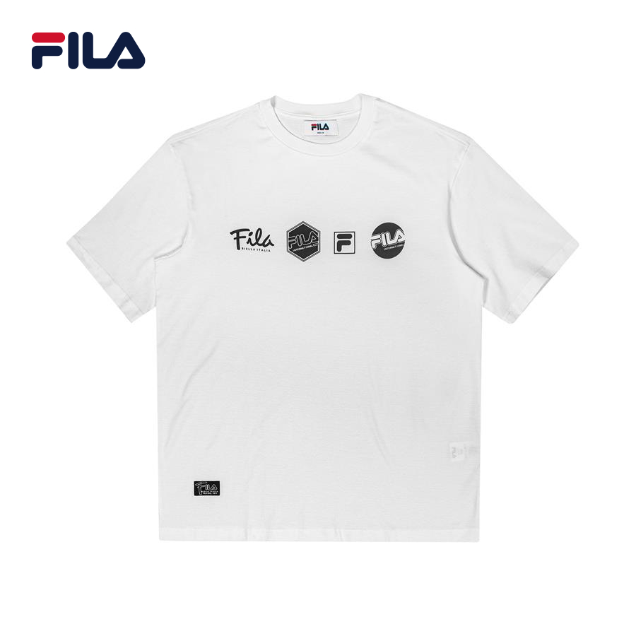 Áo thun tay ngắn thời trang unisex Fila SHORT SLEEVE TEE - FW2RSE3007M-WHI