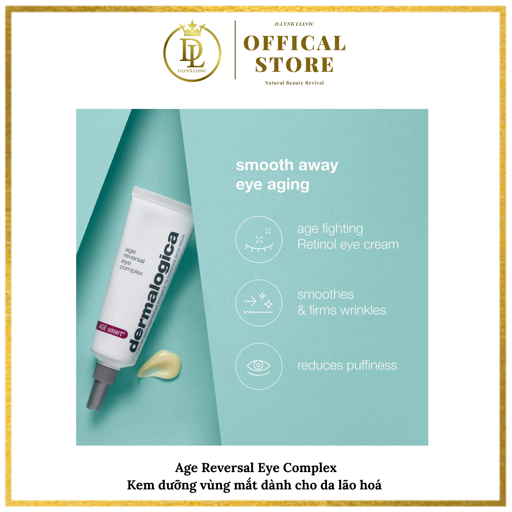 Kem dưỡng vùng mắt Dermalogica Age Reversal Eye Complex 15ml dành cho da lão hóa