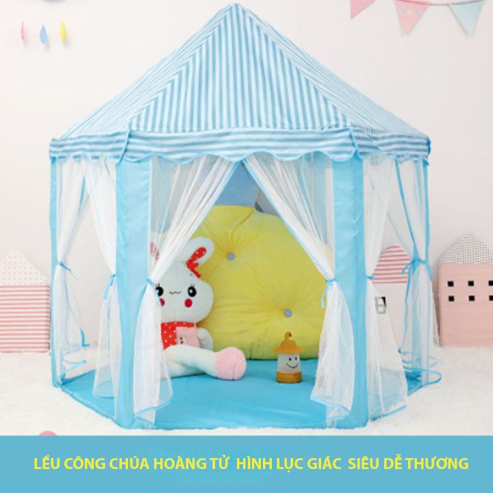 Lều Lâu Đài Công Chúa & Hoàng Tử Size Lớn- Hàng Chính Hãng