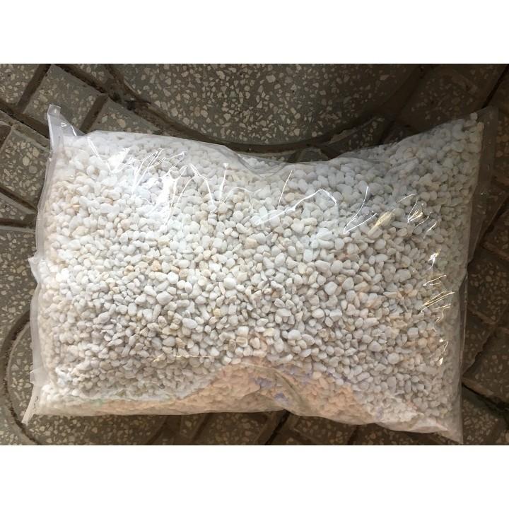 Đá perlite - Đá trân châu trắng xốp, nhẹ trang trí, trồng cây gói 200g