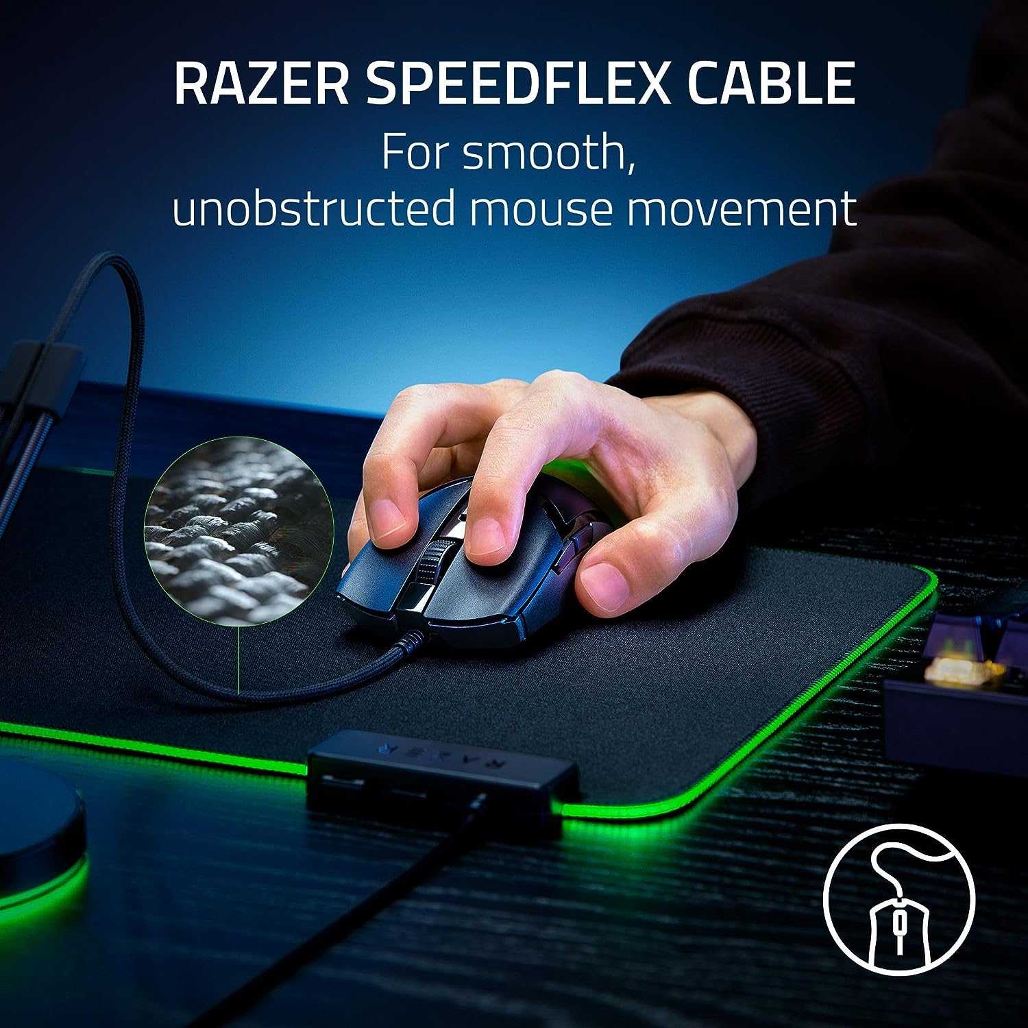 Chuột gaming có dây Razer Cobra - Hàng chính hãng