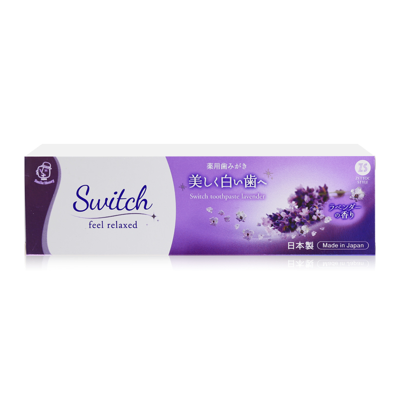 Kem đánh răng hương hoa oải hương Nippon Zettoc Switch Toothpaste Lavender 100g(ZS)