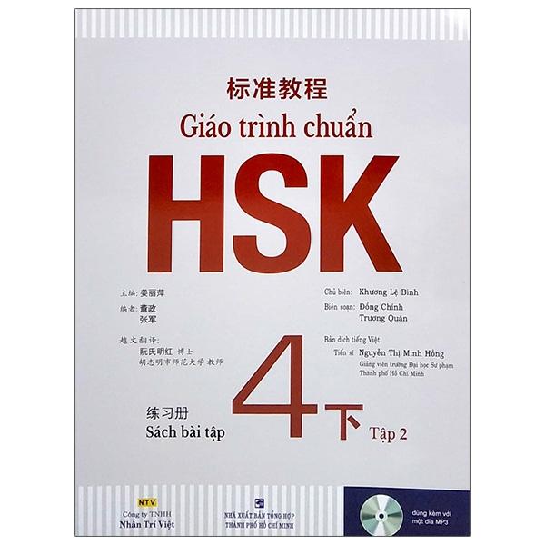 Giáo Trình Chuẩn HSK 4 - Tập 2 - Sách Bài Tập