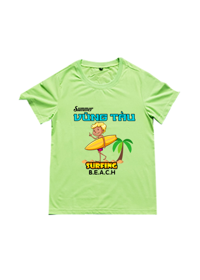 Áo Thun Nữ Họa Tiết Summer Vũng Tàu