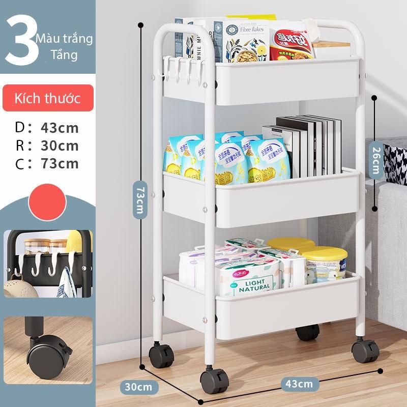 Kệ Để Đồ Nhà Bếp, Lò Vi Sóng, Nồi Cơm Điện.... , Mẫu Kệ CAO CẤP, Có Bánh Xe, Sơn Đen CHỐNG HAN GỈ, được ưa chuộng
