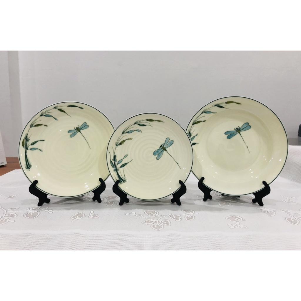 Bộ bát đĩa sứ cao cấp Bát Tràng - Mã SP HẠ TRÚC MS03