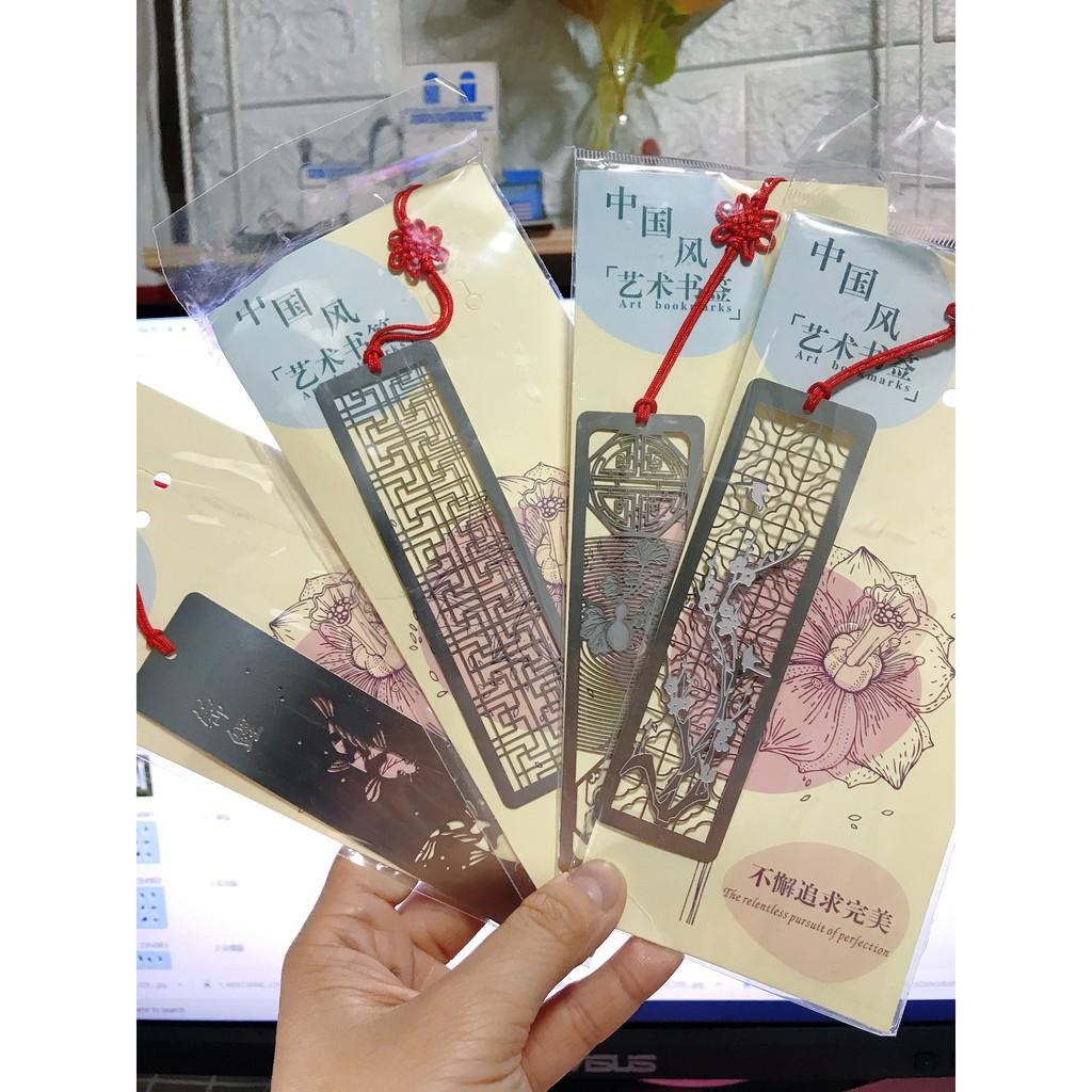 Bookmark phong cách Trung Quốc bằng thép không gỉ