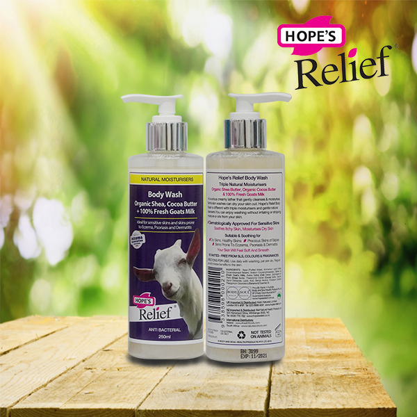 Sữa tắm Hope’s Relief cho da khô ngứa, eczema, vẩy nến, viêm da (250ml)