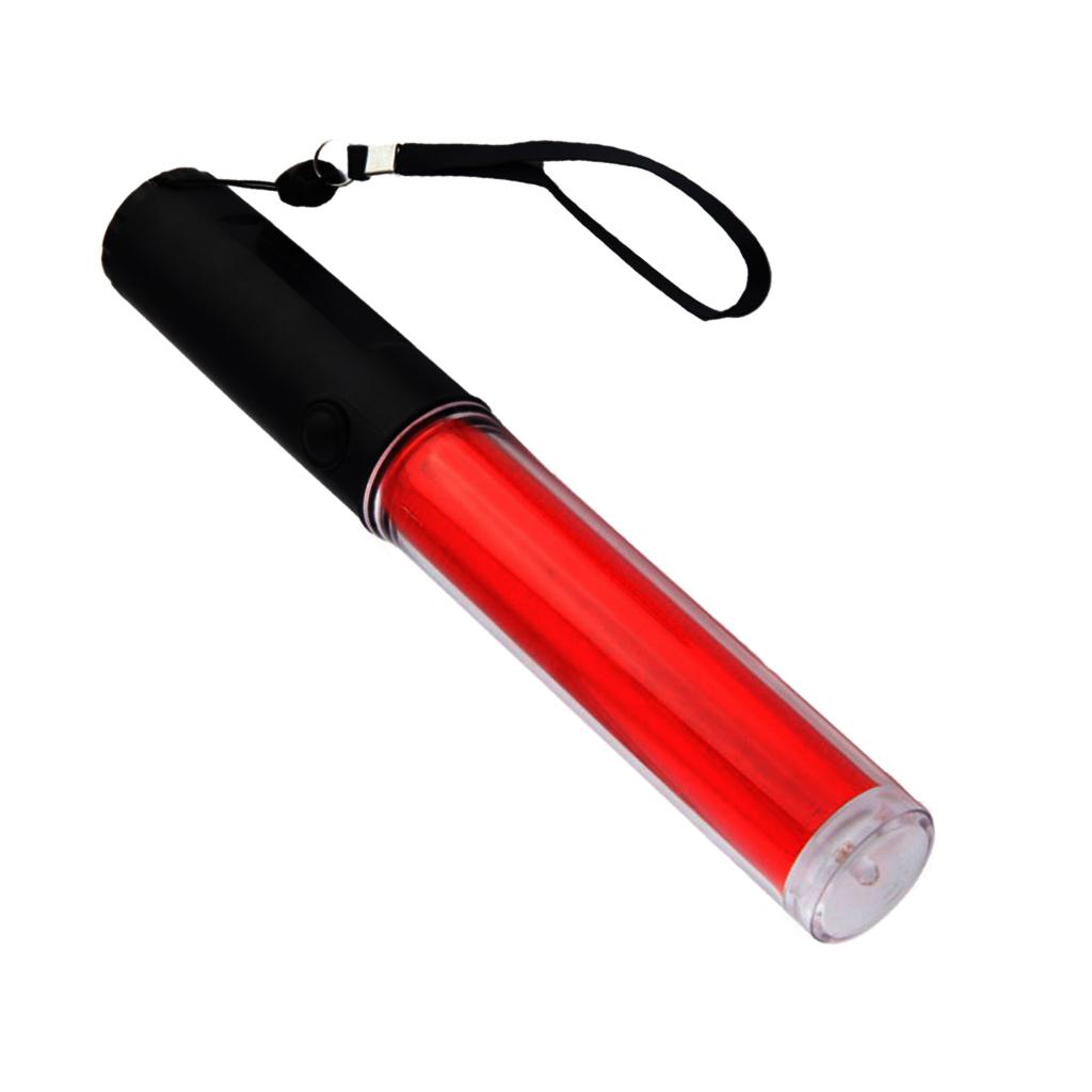 4Pcs 26cm Police Signal Traffic Wand LED Flashlight Beacon Road Control