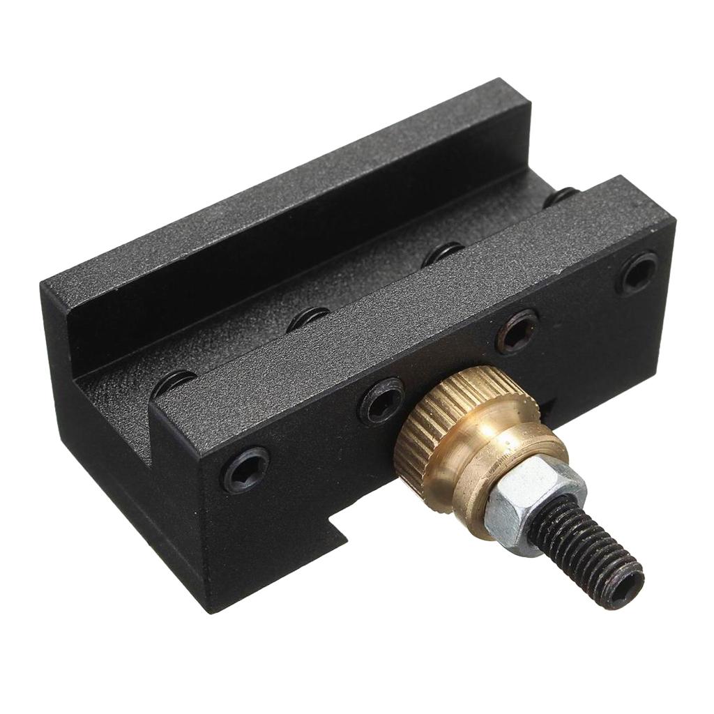 2 chiếc CNC 1/4 "-1/2" Mini Tiện Thay Đổi Nhanh Bài Đối Mặt Với Xay Dụng Cụ