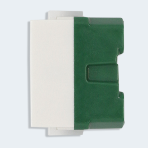 Ổ cắm đơn 2 chấu có màn che