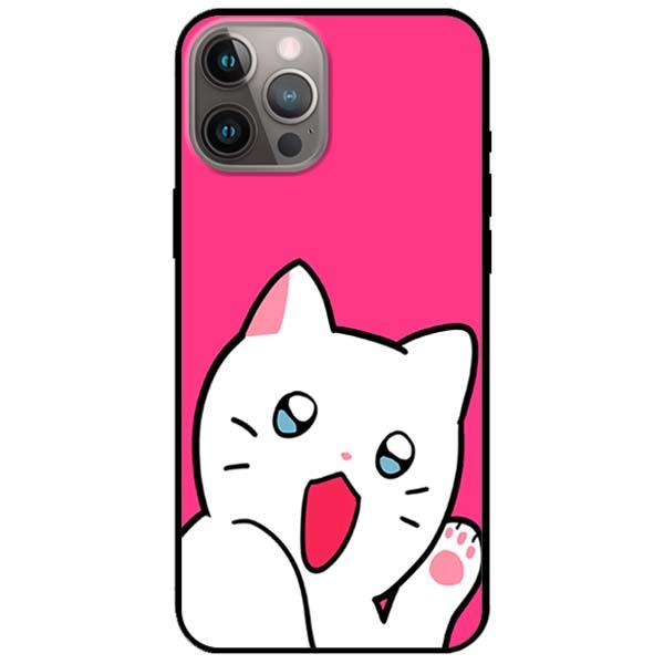 Ốp lưng dành cho iPhone 12 Mini - iPhone 12 - iPhone 12 Pro - iPhone 12 Pro Max - Mèo Trắng Dễ Thương