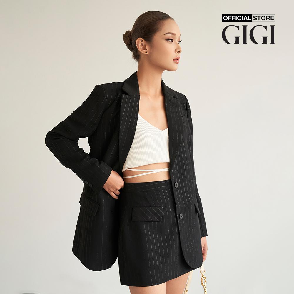 GIGI - Chân váy mini sọc mảnh thời trang G3301S222501