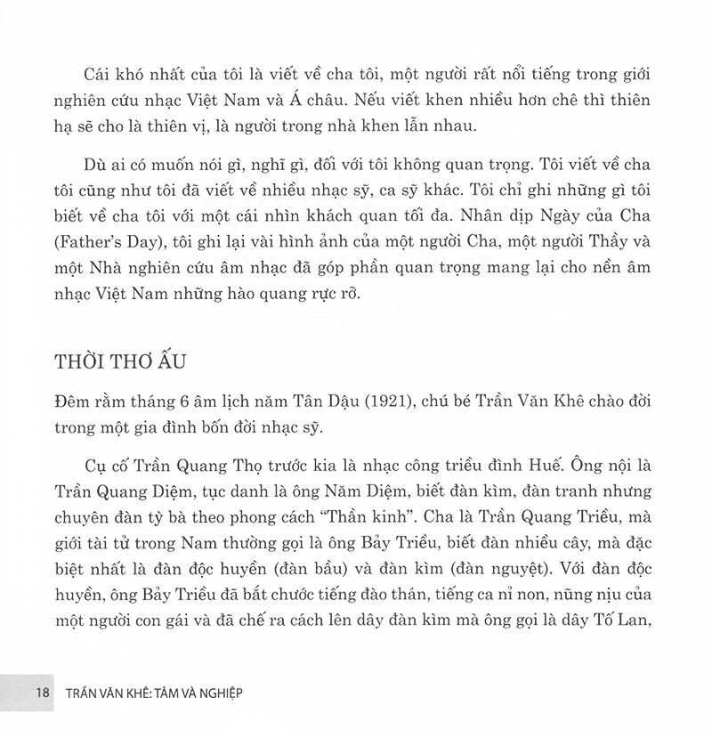 Trần Văn Khê - Tâm Và Nghiệp