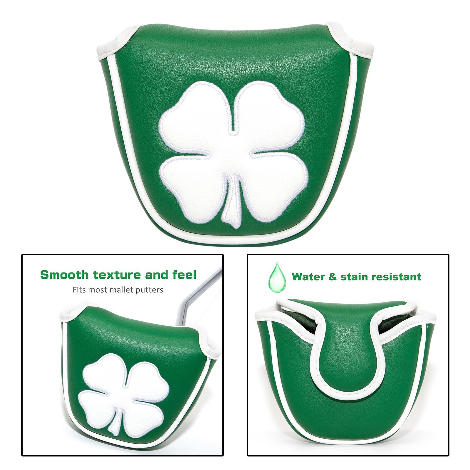 Durable Golf Mallet Putter Cover Club Head Cover Sleeve Closure