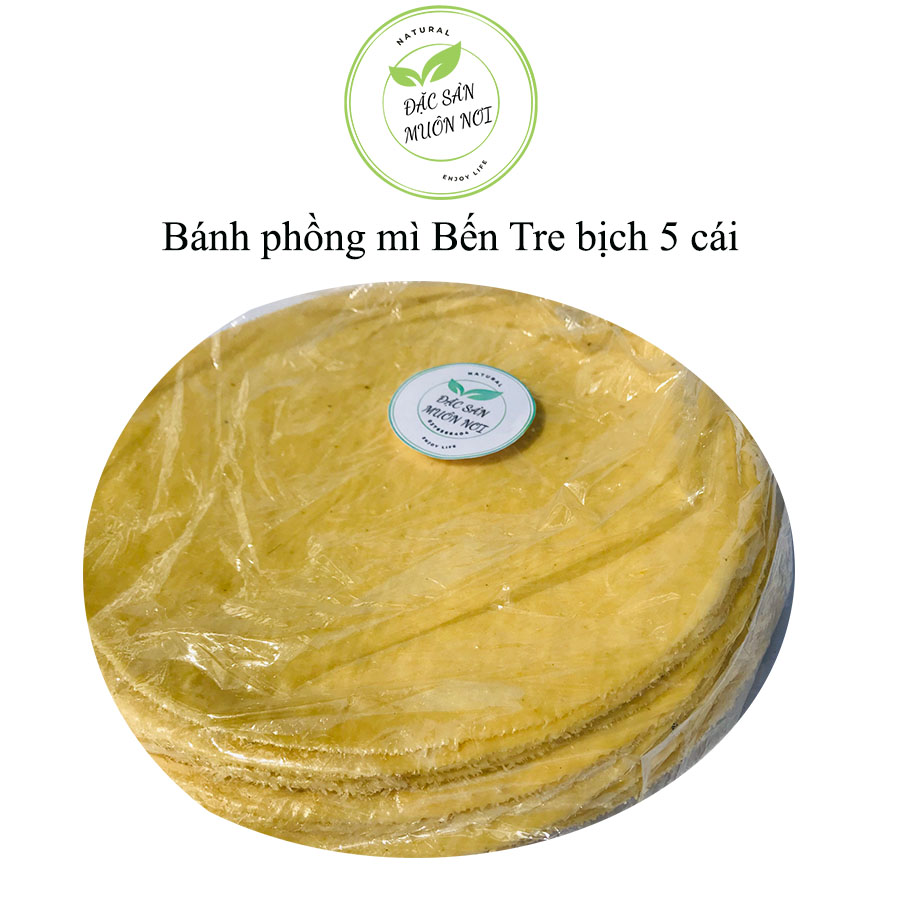 Bánh phồng mì Bến Tre chưa nướng dài 20cm