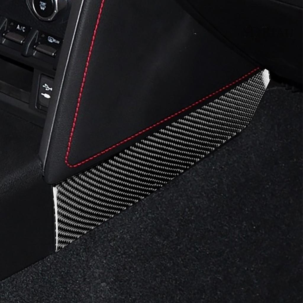 Bộ 2 Miếng Dán Sợi Carbon Cách Nhiệt Chống Mài Mòn Cho Bảng Điều Khiển Xe Subaru Brz 2017-2019