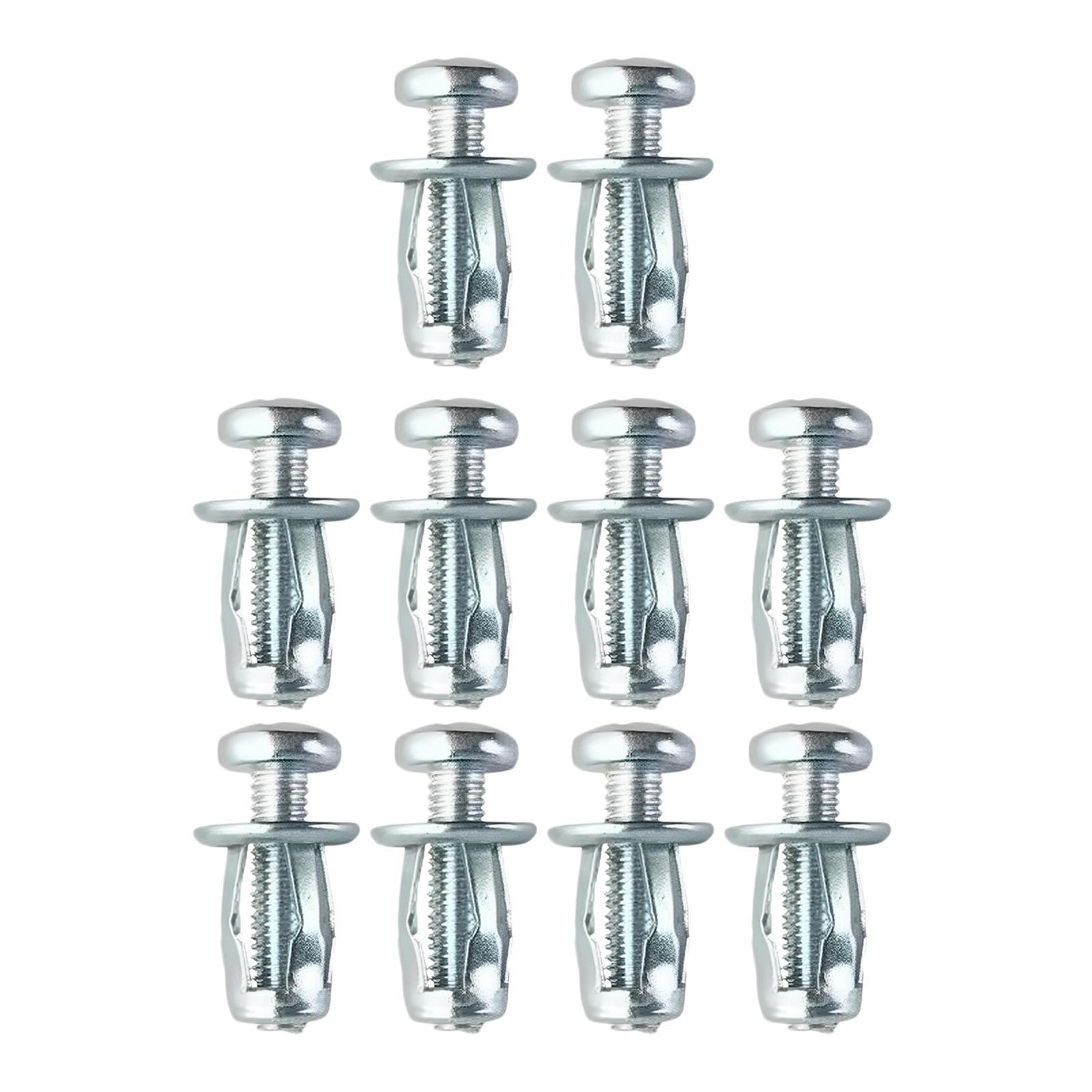 10Pcs Petal Expansion Nut Expansion Plug for Lamp Installation Wall Cabinets
