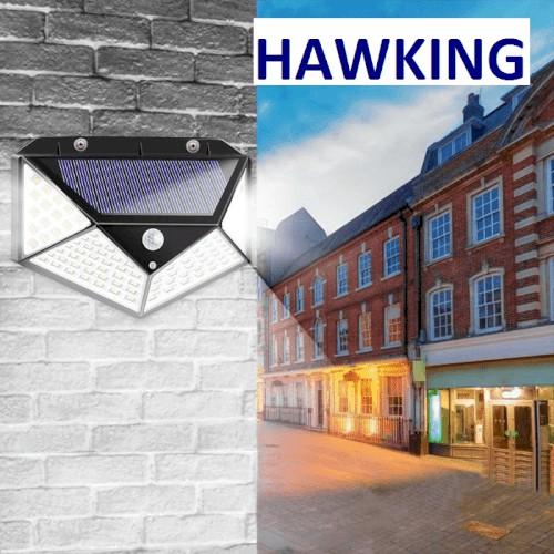 Đèn Năng Lượng Mặt Trời Cảm Biến 100 Bóng Led Siêu Sáng