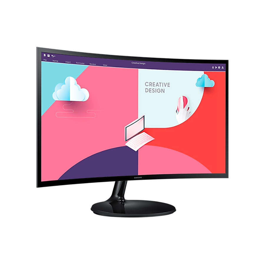 Màn hình cong Samsung LS24C360EAEXXV 24 inch fullHD VA 75Hz - Hàng Chính Hãng