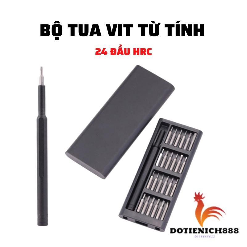 Bộ tua vít đa năng mini 24 đầu chất liệu thép từ tính cao cấp sửa chữa máy móc, điện thoại cỡ nhỏ