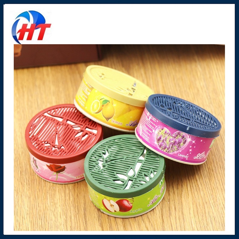 Sáp Tự Nhiên Khử Mùi Hôi Để Tủ Quần Áo, Ô Tô - Hộp Sáp Thơm DÁNG TRÒN - HT - GIAO NGẪU NHIÊN