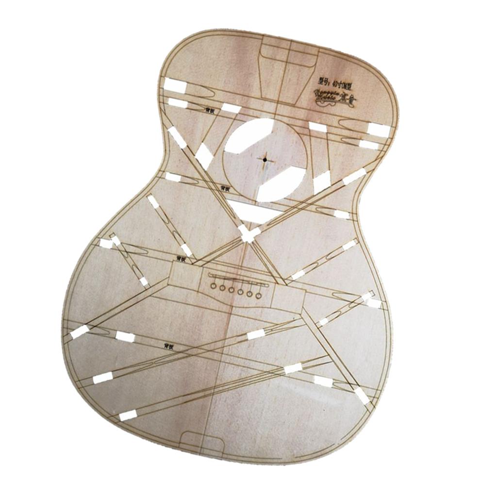 40inch Natural Wooden Guitar Body Template Model for Guitar DIY Supplies