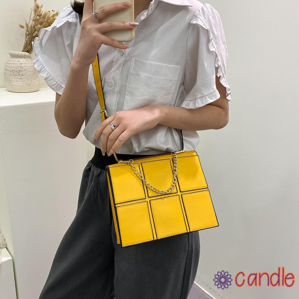 Túi Xách Da Pu Dây Xích Đeo Dưới Cánh Tay Thời Trang