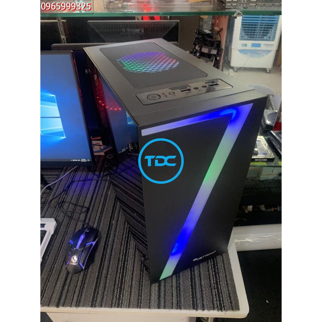 Máy tính chơi game intel core i3 2120, Ram 8GB, ổ cứng ssd 120GB, VGA 3GB. Tặng bàn phím chuột giả cơ. Hàng Nhập Khẩu