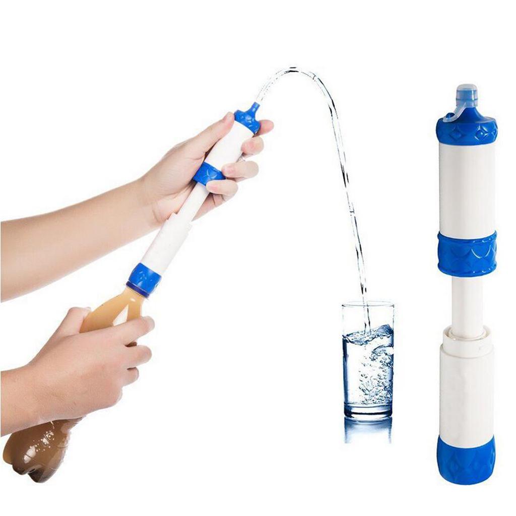 2x Camping Hiking  Water Filter Purification Straw