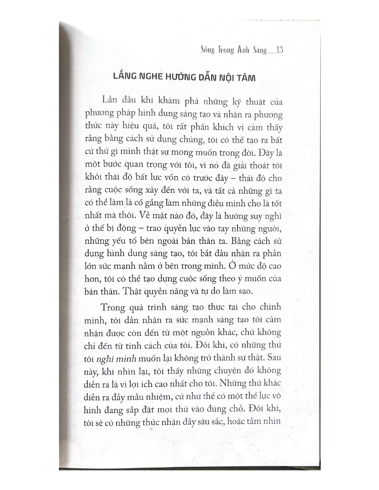 Tủ Sách Tâm Linh Thế Kỷ - Sống Trong Ánh Sáng - Vanlangbooks