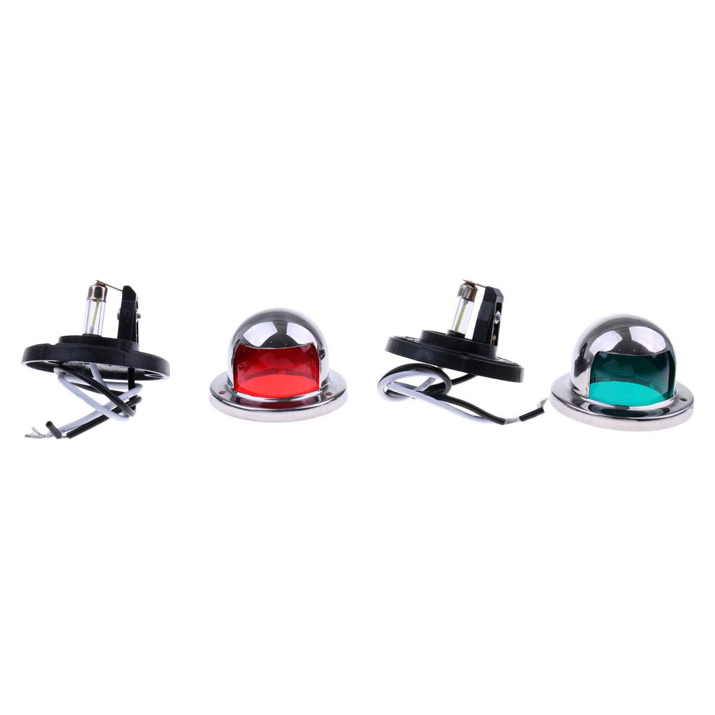 Stainless Steel 12V Marine Boat Yacht Light LED Bow Navigation Side Lights
