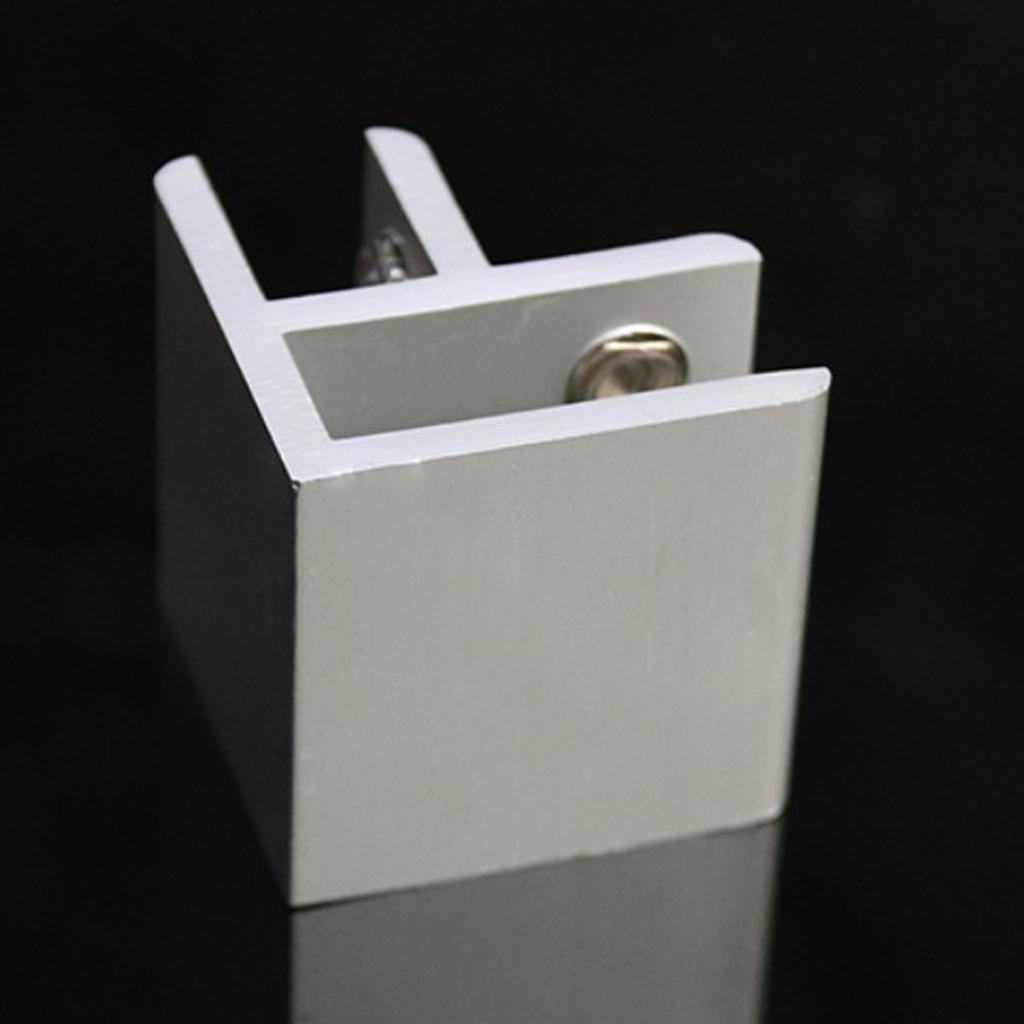 3-12pack Adjustable Glass Clamp Clip Glass Bracket Holder 8mm-12mm No Need Drill