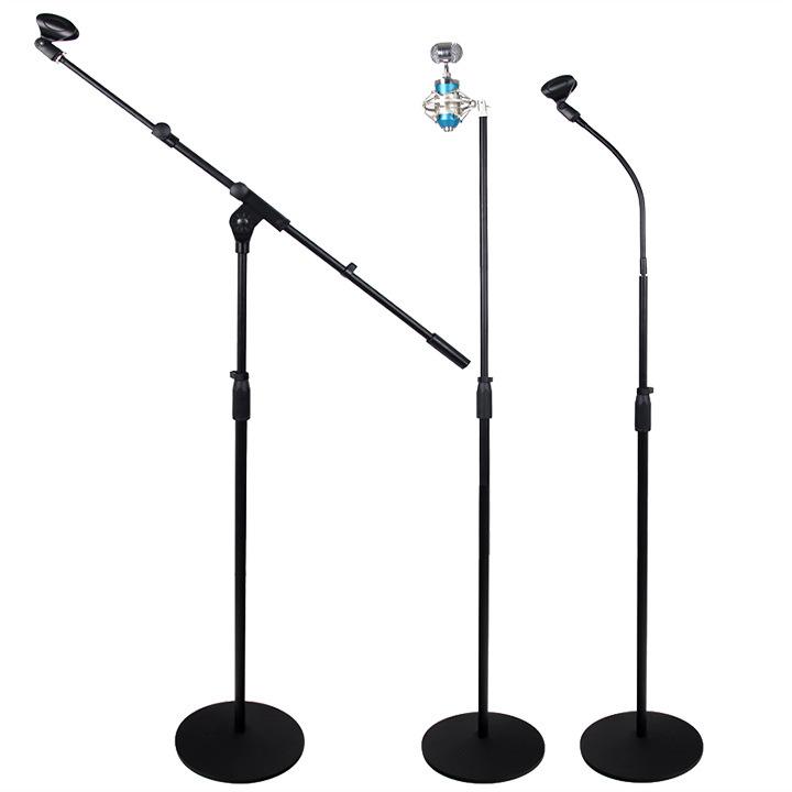 Đặc biệt micro đĩa sống sân khấu từ sàn đến trần giá đỡ micro phòng thu giá đỡ dọc giá lúa mì điều chỉnh giá ba chân chống sốc