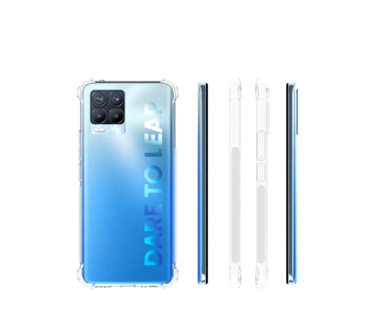 Ốp lưng dẻo trong chống sốc dành cho Realme 8, Realme 8 Pro - Hàng nhập khẩu