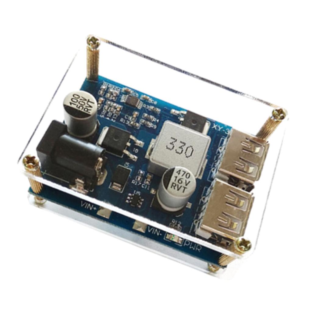 DC-DC Converter Adjustable Step-Down Buck Power Supply Module 24V/12V to 5V