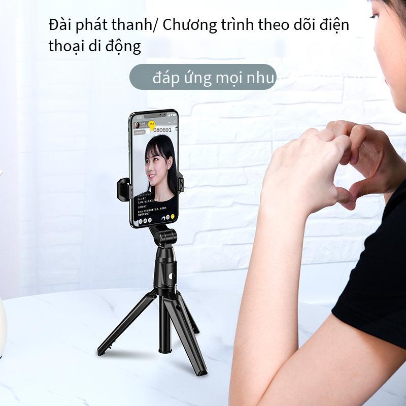 Đảm Bảo Chất Lượng K21 Hợp Kim Nhôm Gậy Selfie Bluetooth Điều Khiển Từ Xa Di Động 1 Phát Sóng Trực Tiếp Chân Đế