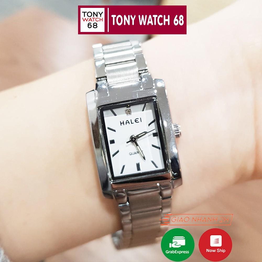 Đồng hồ nữ Halei dây kim loại chống nước chính hãng Tony Watch 68