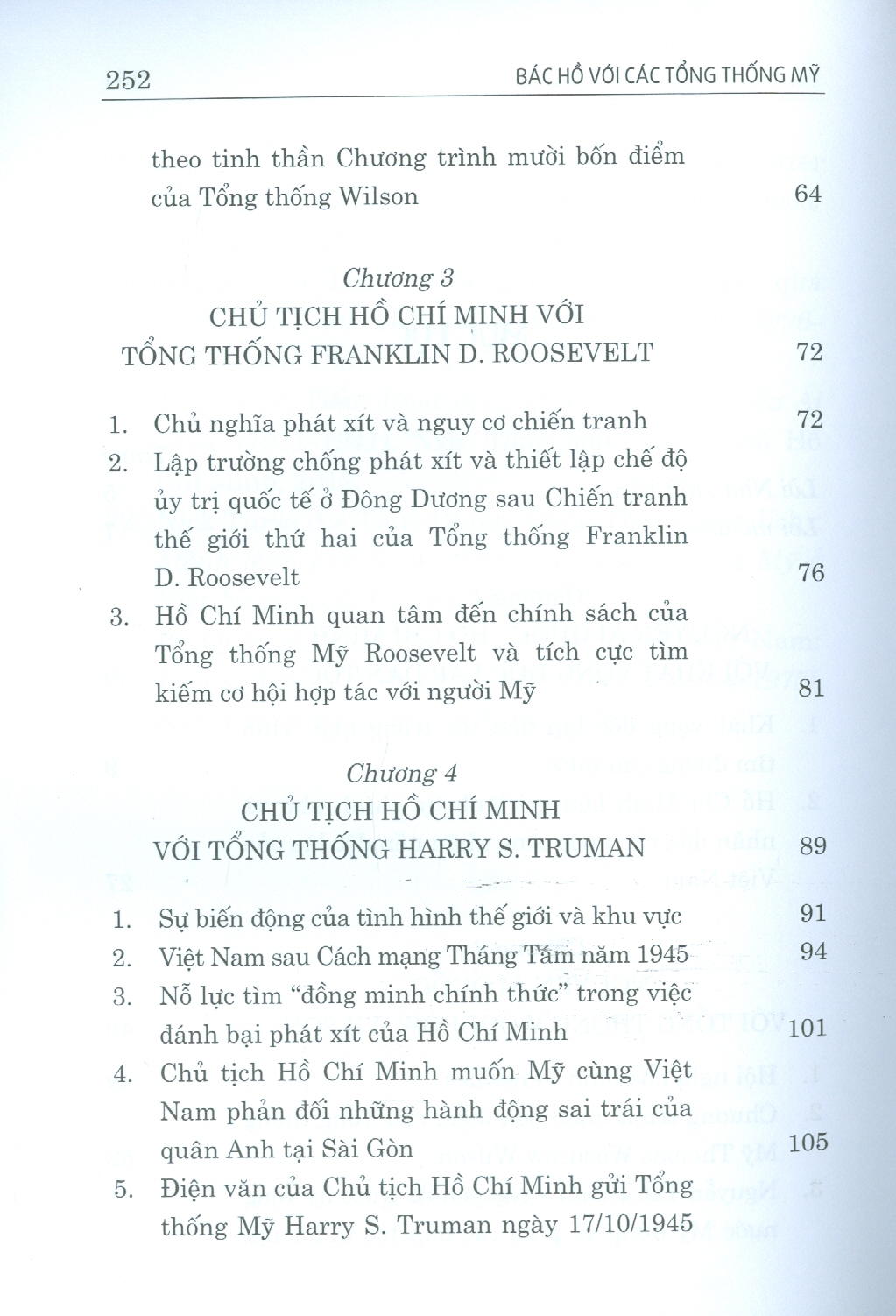 Bác Hồ Với Các Tổng Thống Mỹ