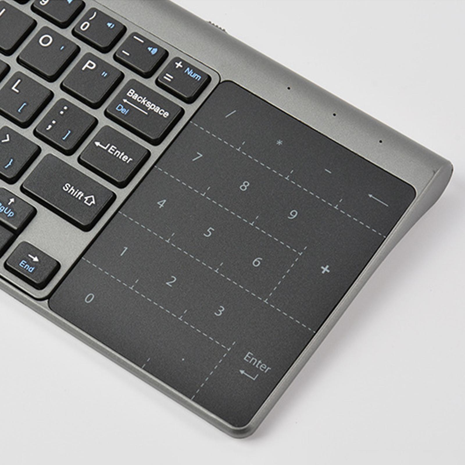 Mini Wireless Keyboard with USB Receiver for PC Computer Power Saving Slim