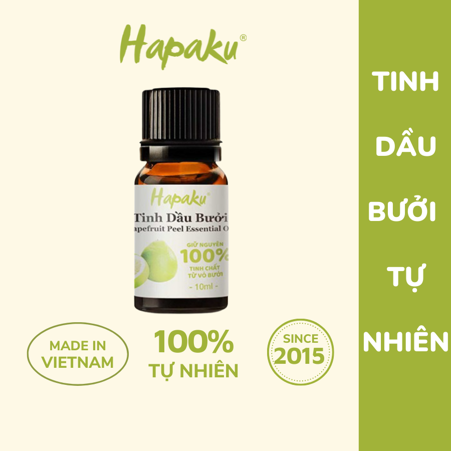 Tinh Dầu Bưởi - Tinh Dầu Tự Nhiên Nguyên Chất 10ml - Hapaku