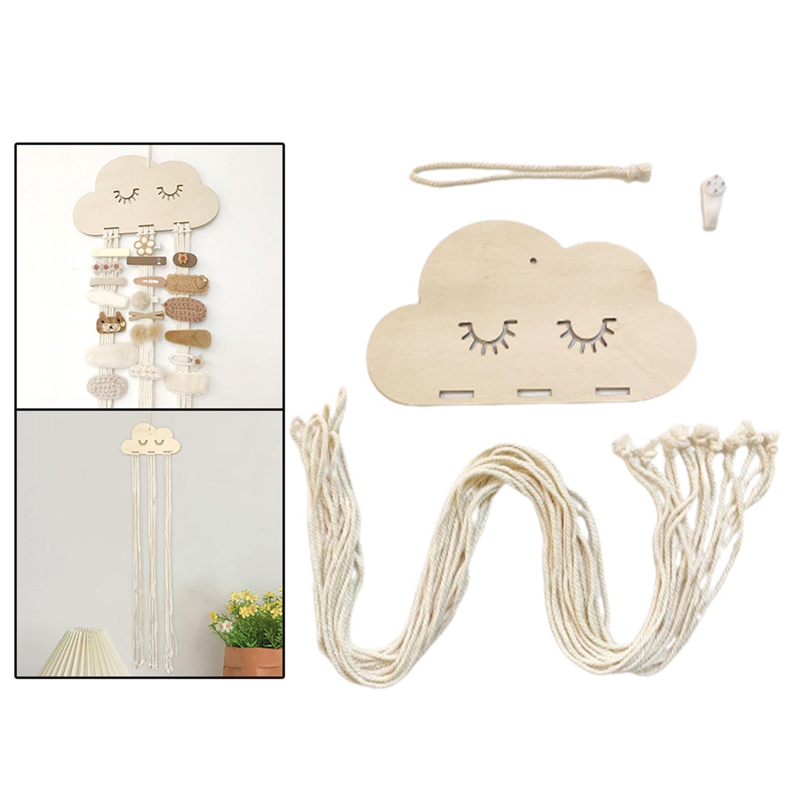 Hair Clips Holder,Fringe Hair Bows Headband Holder Storage Organizer Hanger for Girls