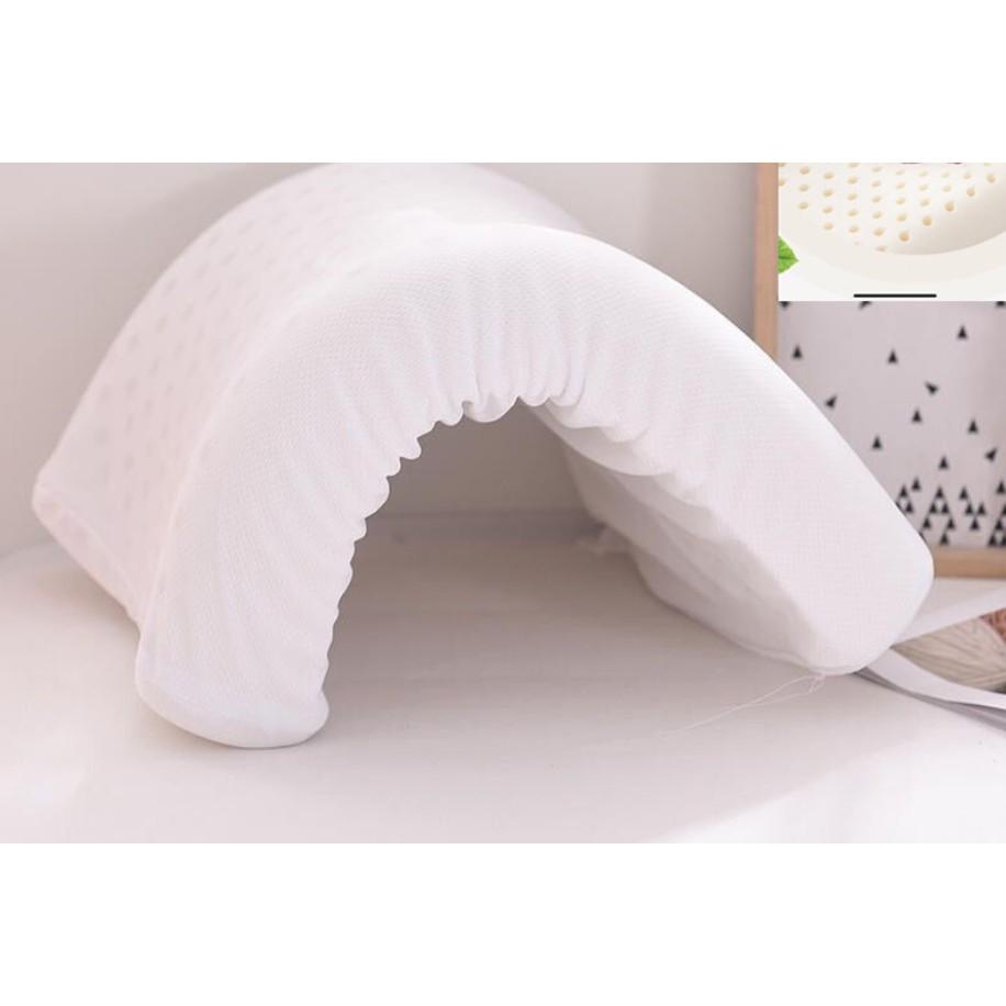 Gối Cao Su Non Chống Đau Cột Sống Dành Cho Người Hay Ngủ Ngáy miDoctor Kích Thước 50 x 30 x 10cm