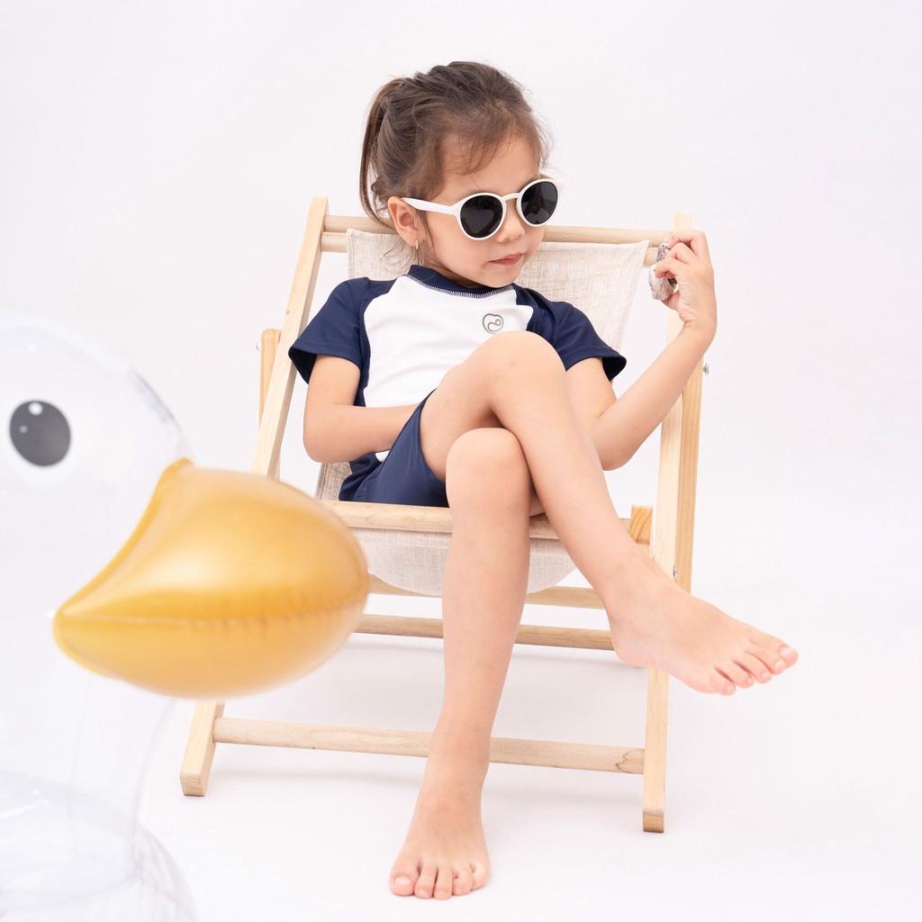 Bộ bơi liền ngắn tay Bu baby cho bé 6 tháng đến 4 tuổi