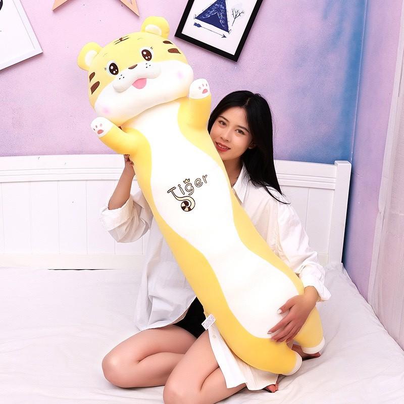 Gấu Bông Hổ Ôm Ti ger ,Gối Ôm Hình Hổ Hàng Nhập Size Lớn 1m3